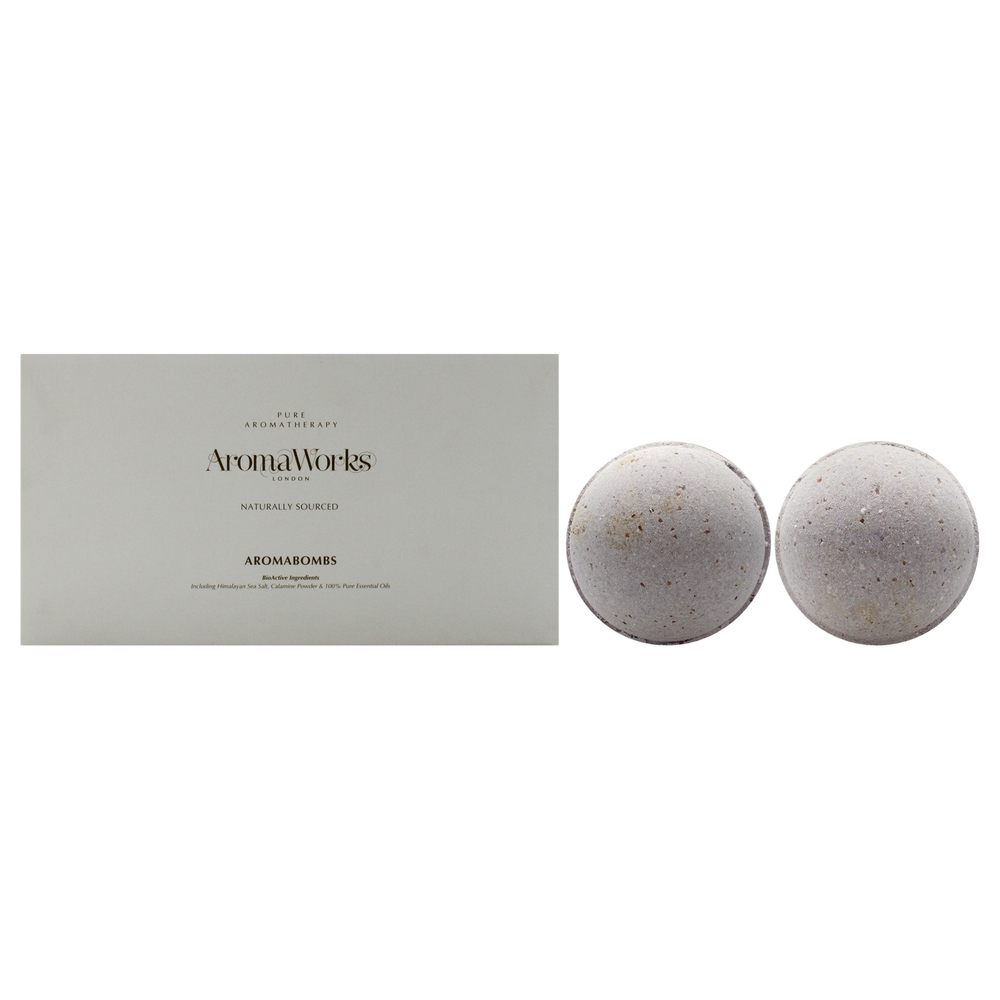 Soulful AromaBomb Duo by Aromaworks for Unisex - 2 x 8.81 oz Bath Bomb